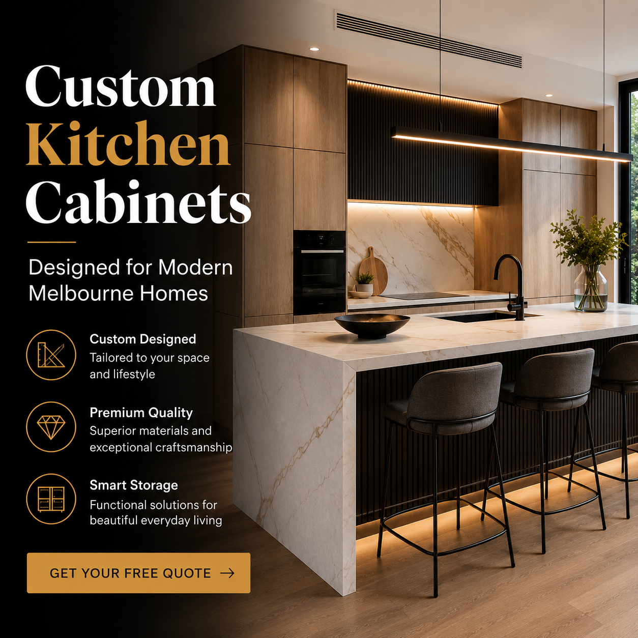 custom kitchen cabinets