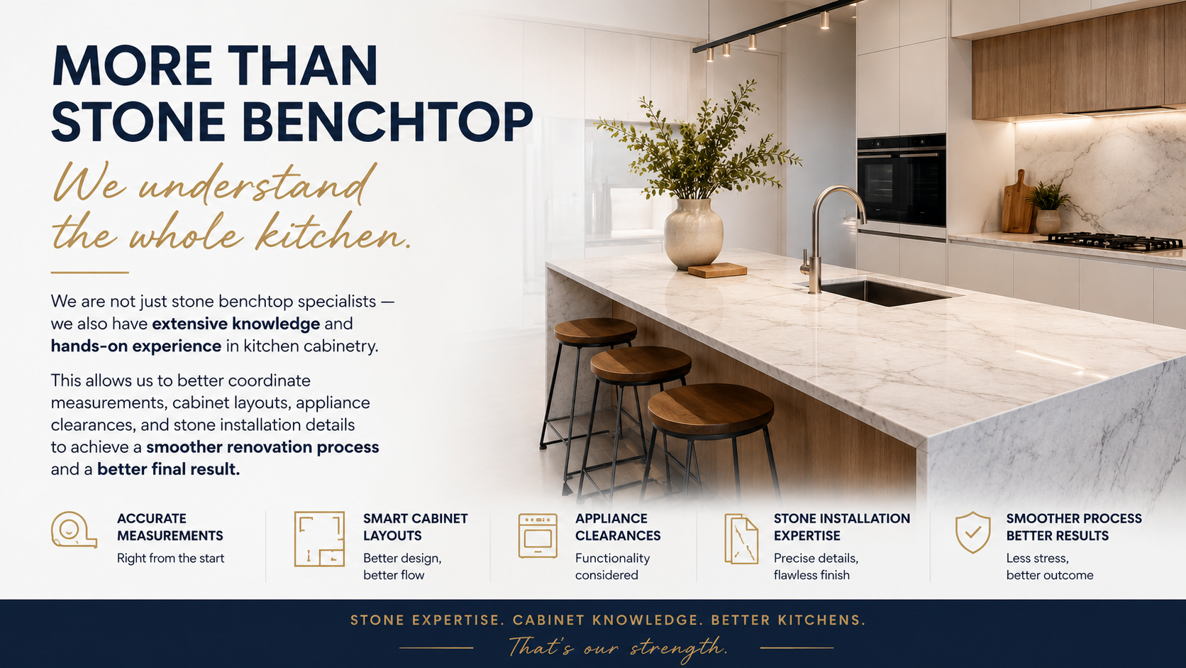 more than stone benchtop
