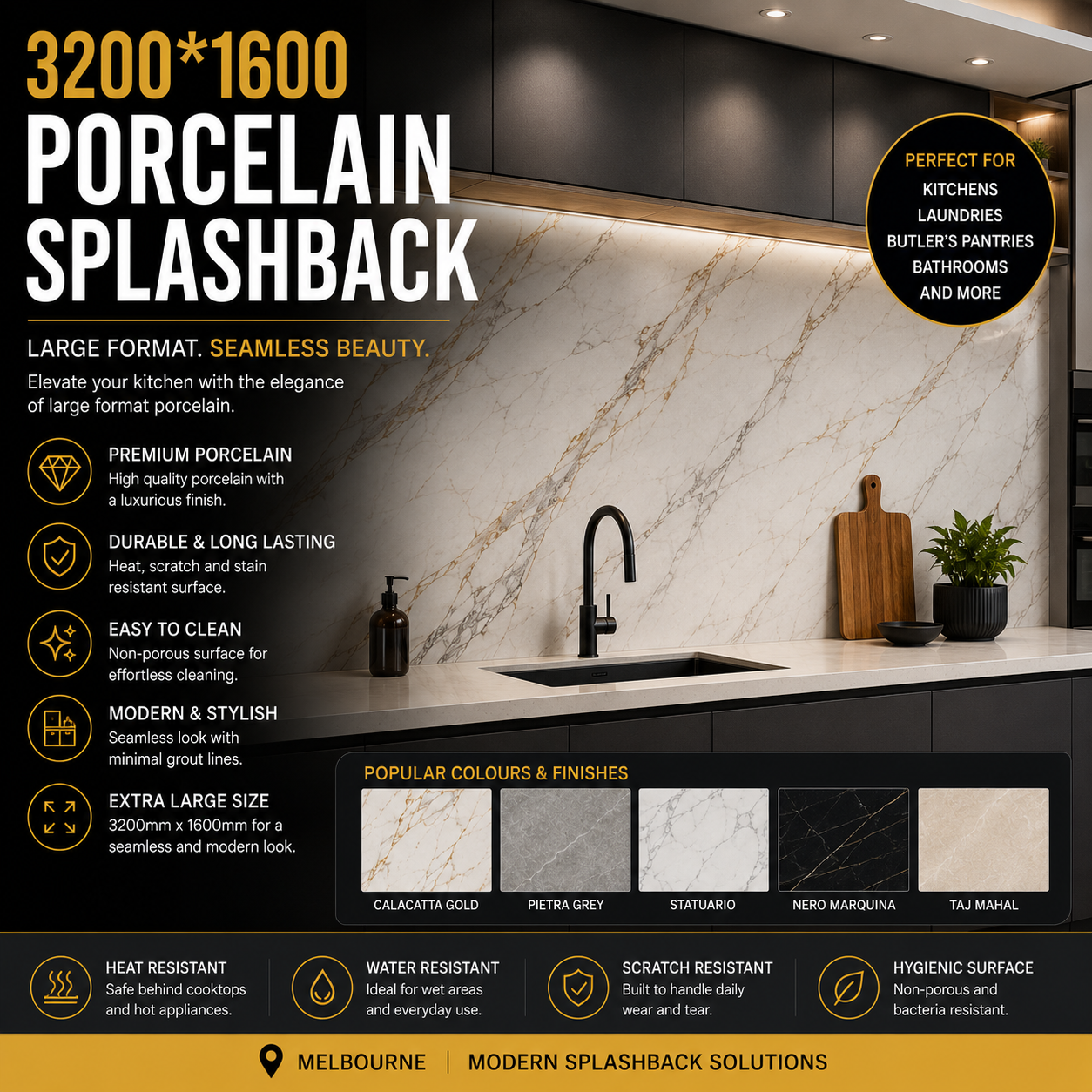 porcelain splashback