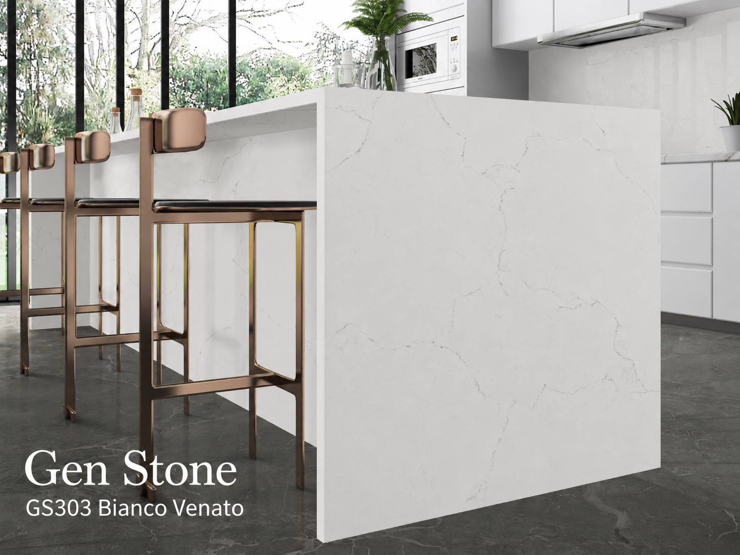 Gen Stone GS303 Bianco Venato