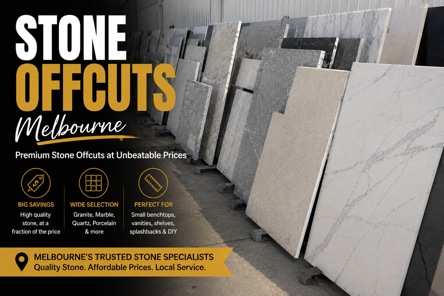 stone offcuts Melbourne