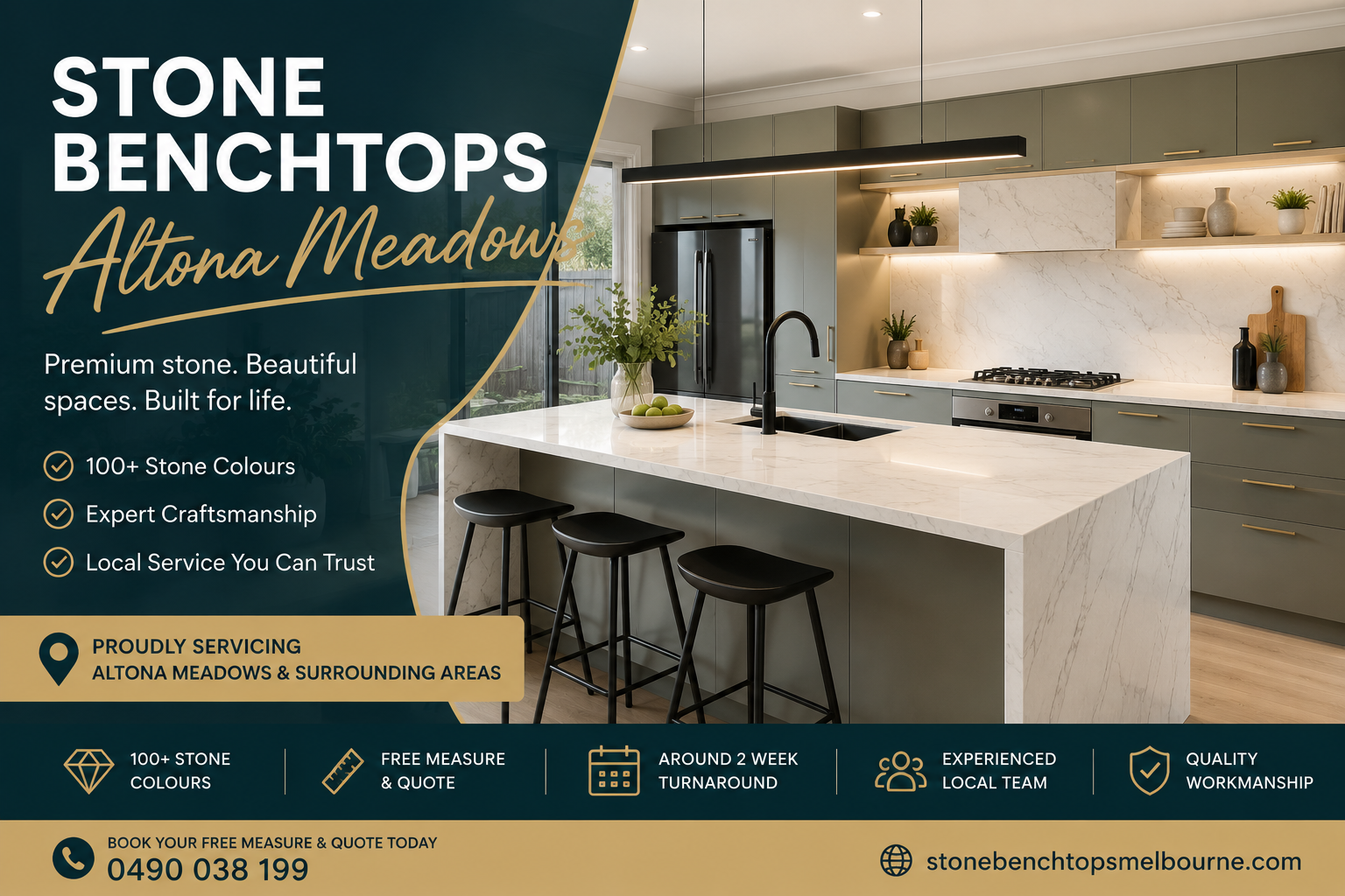 Stone Benchtops Altona Meadows