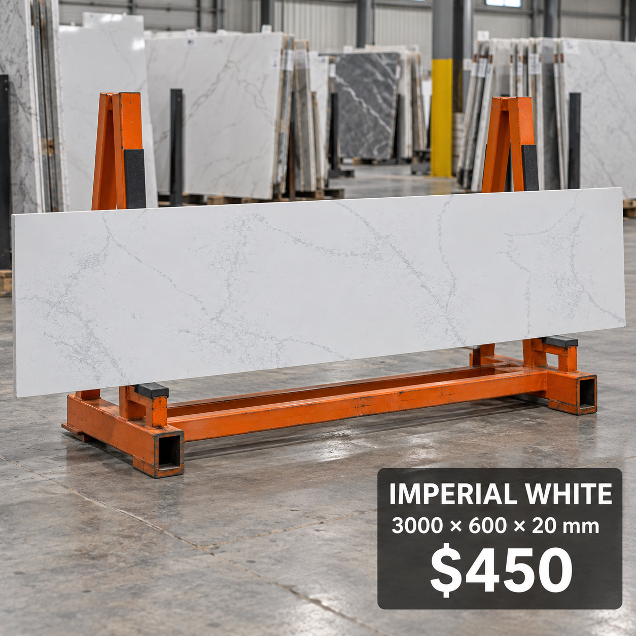 Imperial White offcut 3000*600*20